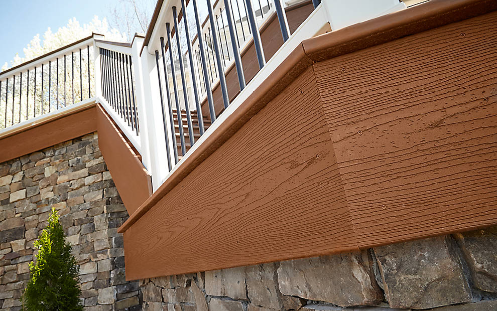 Trex Fascia Boards Pastic Lumber - Composite Lumber