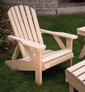 Adirondack Chair made from 100% recycled plastic materials
