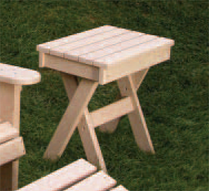 Adirondack Table made of 100% recycled materials